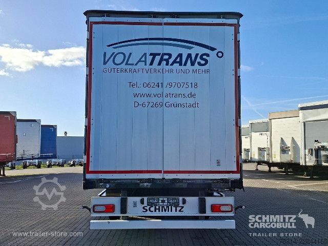 Brandalı açık yarı römork Schmitz Cargobull Curtainsider Standard Getränke