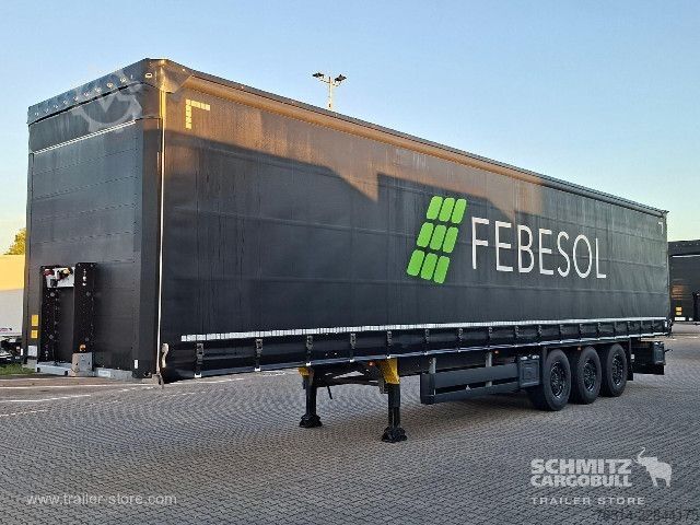 Brandalı açık yarı römork Schmitz Cargobull Curtainsider Standard Getränke