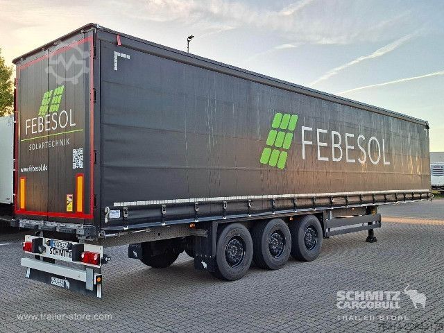 Brandalı açık yarı römork Schmitz Cargobull Curtainsider Standard Getränke