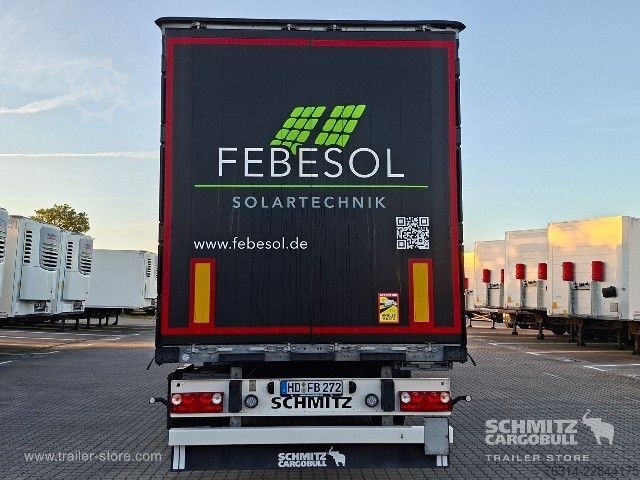 Brandalı açık yarı römork Schmitz Cargobull Curtainsider Standard Getränke