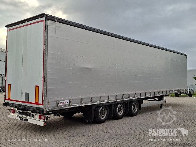 Brandalı açık yarı römork Schmitz Cargobull Curtainsider Mega Getränke