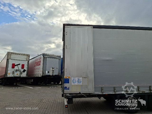 Brandalı açık yarı römork Schmitz Cargobull Curtainsider Mega Getränke