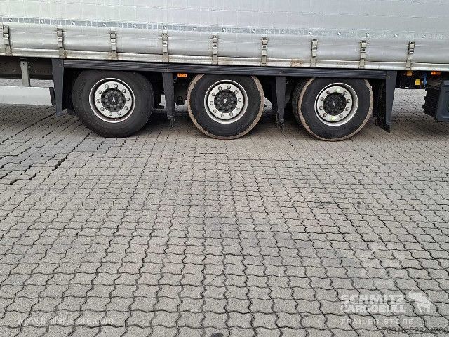 Brandalı açık yarı römork Schmitz Cargobull Curtainsider Mega Getränke