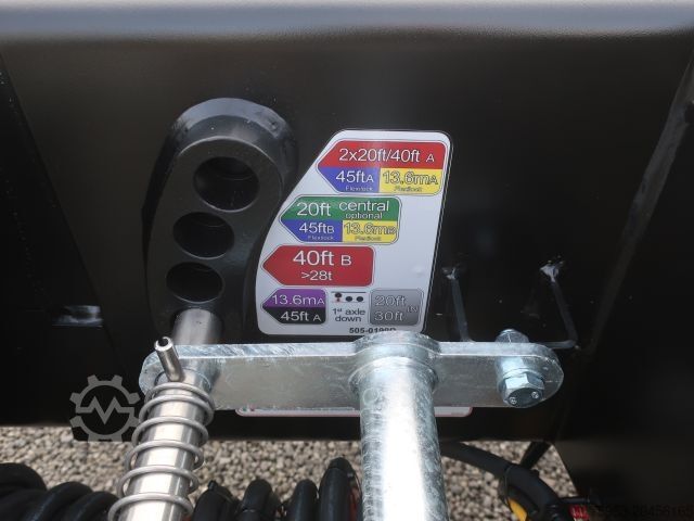 Växelflakssläp D-Tec VCC-01/FT-LS-S Flexi / Multi ADR SAF 20-45