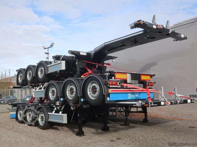 Växelflakssläp D-Tec VCC-01/FT-LS-S Flexi / Multi ADR SAF 20-45