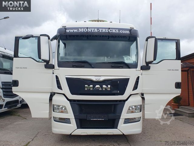 Samochód ciężarowy z plandeką typu platforma MAN TGX 18.400, Euro6, Standklima,Edscha