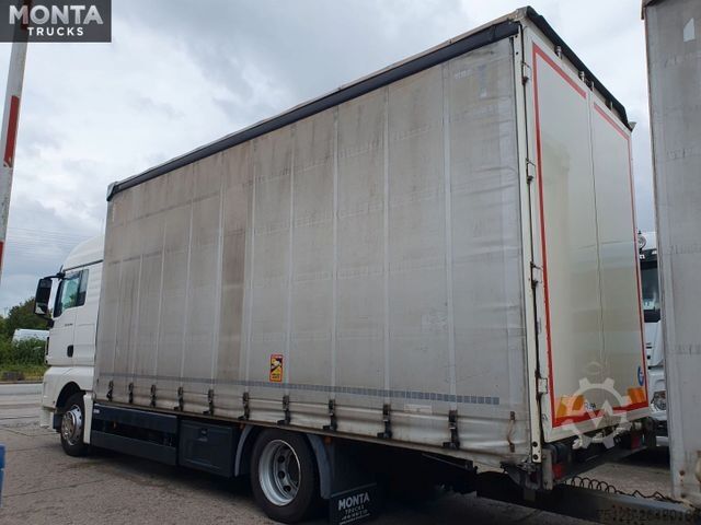 LKW mit Pritsche & Plane MAN TGX 18.400, Euro6, Standklima,Edscha