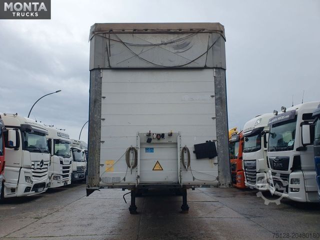 Åben sættevogn med presenning SCHMITZ CARGOBULL SCS S3T Varios, Edscha, hydraul. Hubdach, TÜV