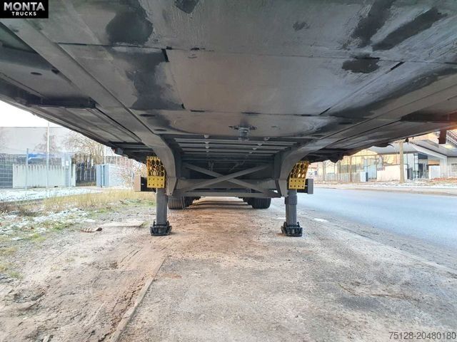 Åben sættevogn med presenning SCHMITZ CARGOBULL SCS S3T Varios, Edscha, hydraul. Hubdach, TÜV