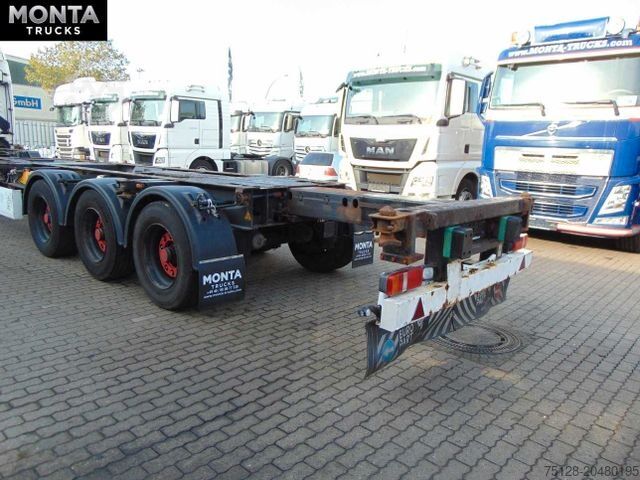 Swap chassis trailer KRONE SD Containerchassi 45-Fuß ausziehbar, Liftachse