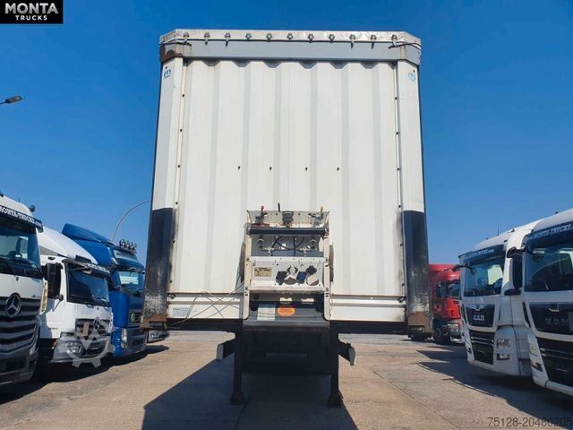 Open semitrailer with tarp KRONE SD Planenauflieger, Edscha, Liftachse,BPW