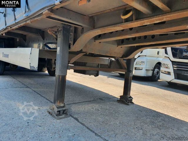 Öppen semitrailer med kapell KRONE SD Planenauflieger, Edscha, Liftachse,BPW