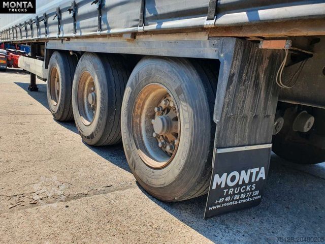 Open semitrailer with tarp KRONE SD Planenauflieger, Edscha, Liftachse,BPW