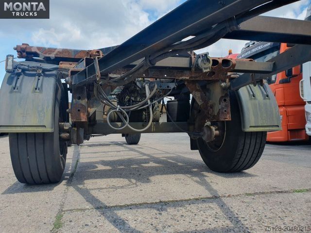 Vahetatav šassiiga haagis KRONE AZW 18 Anhänger, BDF Lafette, BPW, 2xStück