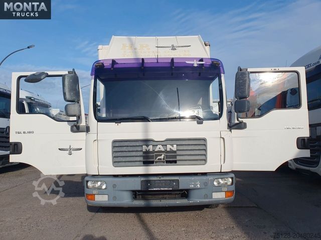 Transporter mit Koffer MAN TGL 8.180, Koffer, LBW, Schaltgetriebe,