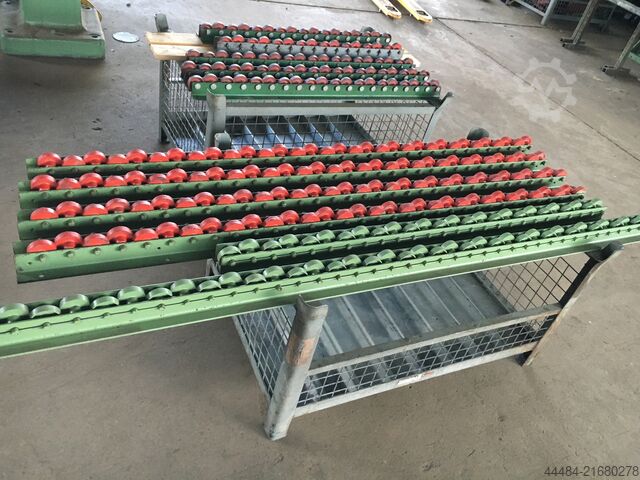 Rullīšu sliedes zāģmateriālu transportēšanai  