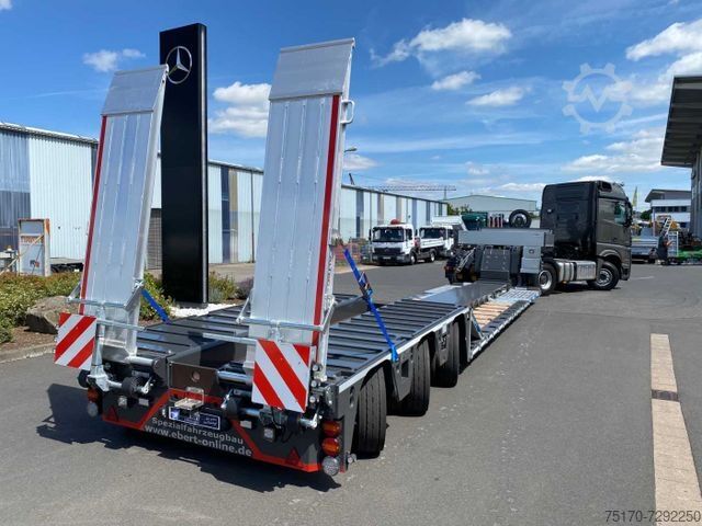 Lágvagn hálftrailer  EBERT TLS 55 ATV / Tele / 39,5to Nutzlast