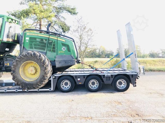 Lágvagn hálftrailer  EBERT TLS 55 ATV / Tele / 39,5to Nutzlast