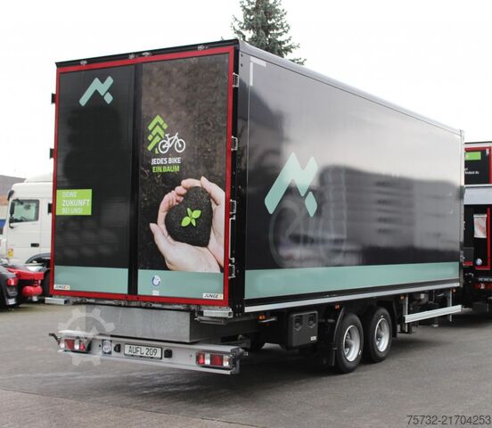 Remolque caja  Junge 2-Achser BPW Durchladen Doppelstock TOP