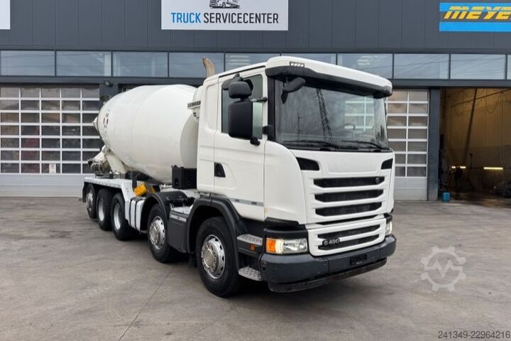 משאית מערבל בטון SCANIA G490 10x4 Liebherr 12m3