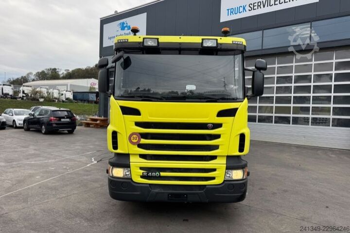 Vacuum tank truck SCANIA R480 8x4 Kaiser Aquastar 3 Recycler