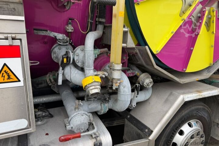 Vacuum tank truck SCANIA R480 8x4 Kaiser Aquastar 3 Recycler