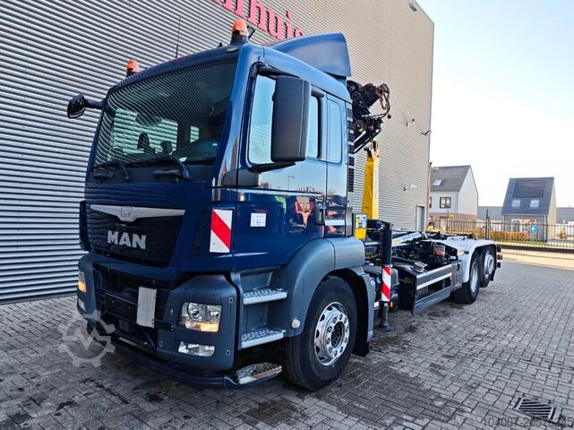 Sistem de braț cu cârlige MAN TGS 26.400 6x2 Palfinger PK 12502 SH + 20 Tons ...