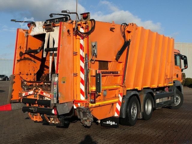 Сметовоз MAN 26.320 TGS BL 6x2, Faun, Vario Press, Zöller