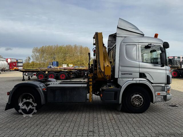 Camião-grua Scania P114-340 + HIAB 19-5 crane + remote / Euro-3 / ...