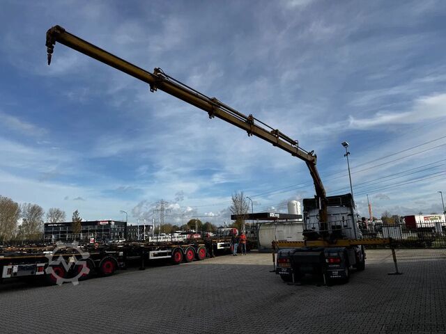 Camião-grua Scania P114-340 + HIAB 19-5 crane + remote / Euro-3 / ...