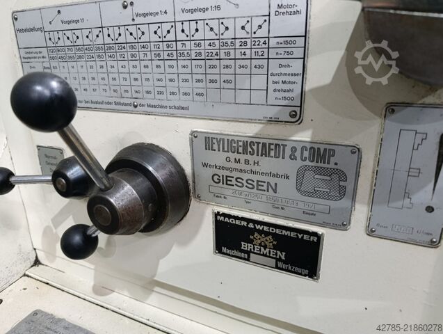 可滑动床身车床 HEYLIGENSTAEDT 260 EV/1250