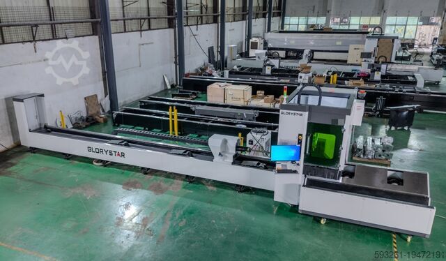 Mesin pemotong laser tabung Glorystar VS24TG 3kw Tube laser cutter