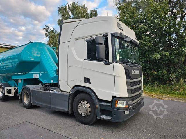 Vakio vetoauto SCANIA R450 Retarder,Kipphydraulik, 19.000 Kg, ALCOA LM