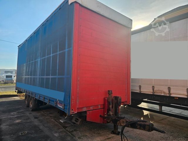 Remolque abierto con toldo ACKERMANN-FRUEHAUF Tandem Gardine, Edscha,Hubdach