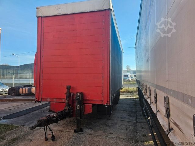 Remolque abierto con toldo ACKERMANN-FRUEHAUF Tandem Gardine, Edscha,Hubdach