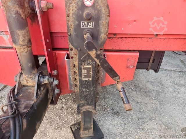 Remolque abierto con toldo ACKERMANN-FRUEHAUF Tandem Gardine, Edscha,Hubdach