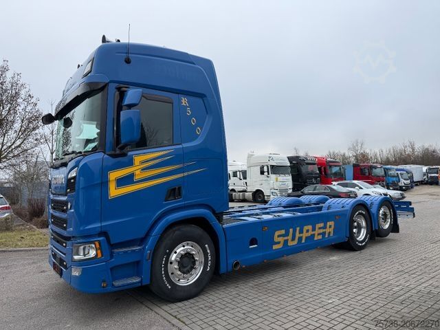Шаси на камион SCANIA R500 Fahrgestell/LENKACHSE/Retarder/VOLLLUFT