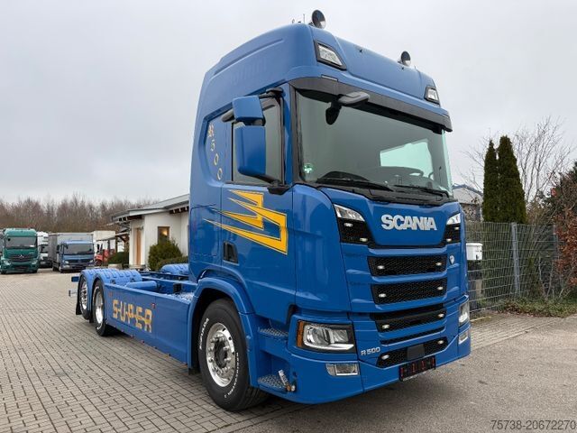 Шаси на камион SCANIA R500 Fahrgestell/LENKACHSE/Retarder/VOLLLUFT