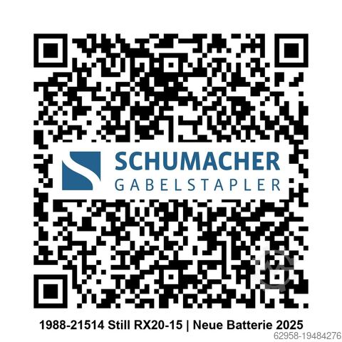 电动三轮叉车 Still RX20-15 | Neue Batterie 2025