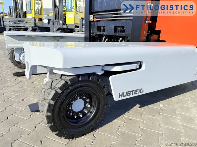 štvorcestný vysokozdvižný vozík Hubtex DQ45G DUPLEX 5000 FORK-POSITIONER CABIN