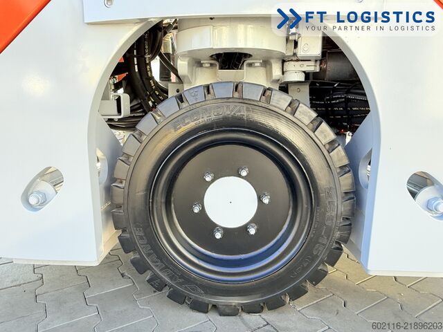 štvorcestný vysokozdvižný vozík Hubtex DQ45G DUPLEX 5000 FORK-POSITIONER CABIN