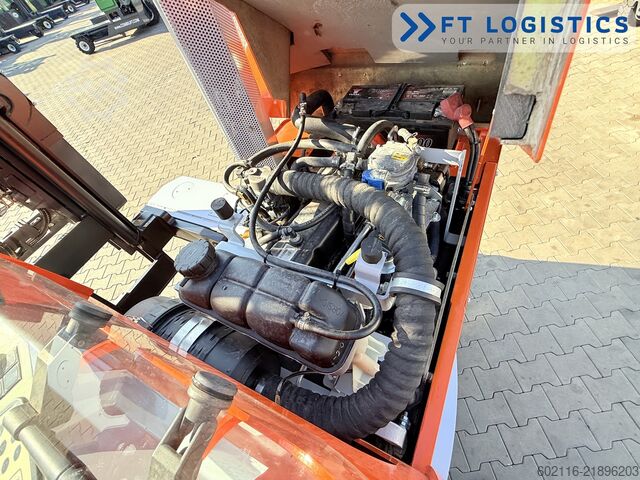 štvorcestný vysokozdvižný vozík Hubtex DQ45G DUPLEX 5000 FORK-POSITIONER CABIN