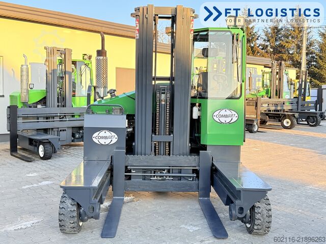 चार-तरफ़ा फोर्कलिफ्ट Combilift C4000 GAS TRIPLEX 5550 FREE LIFT CABIN