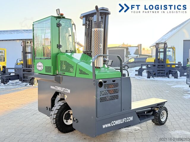 चार-तरफ़ा फोर्कलिफ्ट Combilift C4000 GAS TRIPLEX 5550 FREE LIFT CABIN