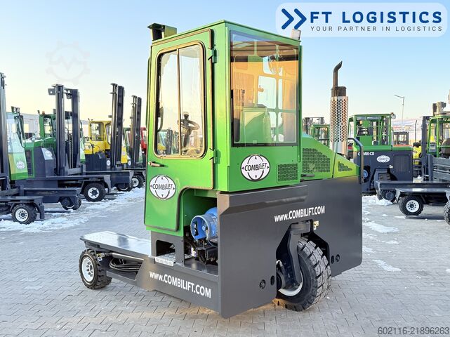 चार-तरफ़ा फोर्कलिफ्ट Combilift C4000 GAS TRIPLEX 5550 FREE LIFT CABIN