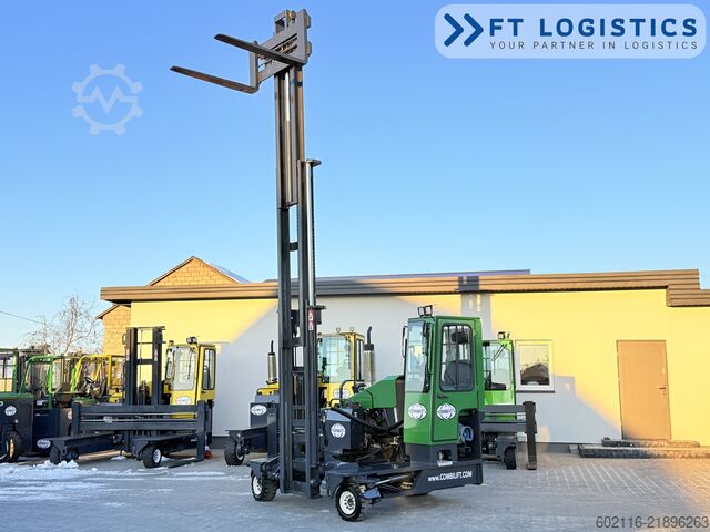 चार-तरफ़ा फोर्कलिफ्ट Combilift C4000 GAS TRIPLEX 5550 FREE LIFT CABIN