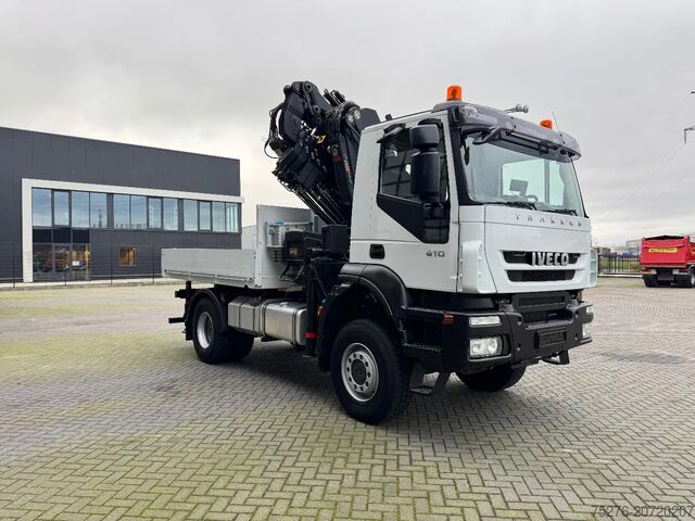 Iveco Trakker 410 4x4 Hiab 244-5 + Fly jib , winch 12...