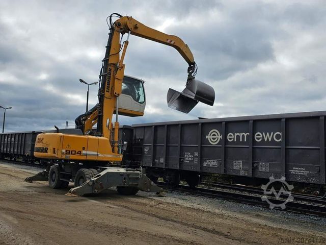 Ratinis ekskavatorius LIEBHERR A 904-2 C Litronic mit fahrbarer Kabine, Klima
