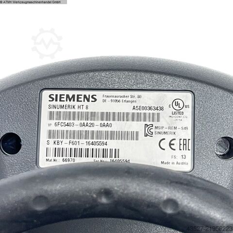 Elektroniikka / PLC-ohjaus SIEMENS 6FC5403-0AA20-0AA0 HT 8