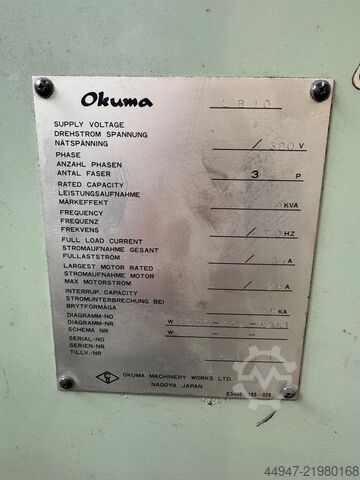 токарный станок с ЧПУ Okuma LB10